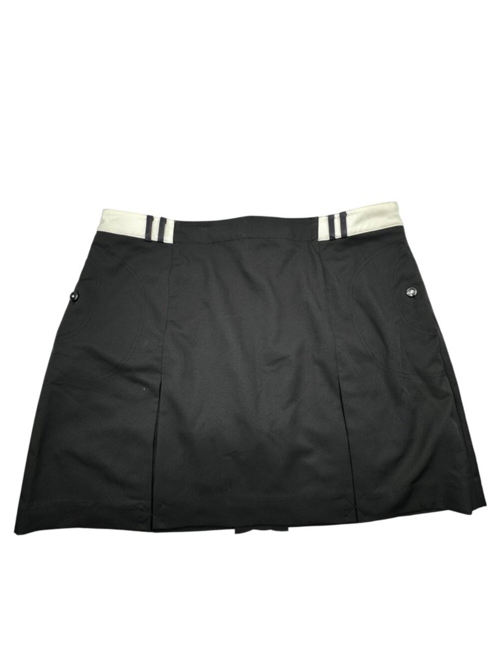 NWT Izod Cool FX Skort Skirt Shorts Black White Pink Golf Pickleball Size 16